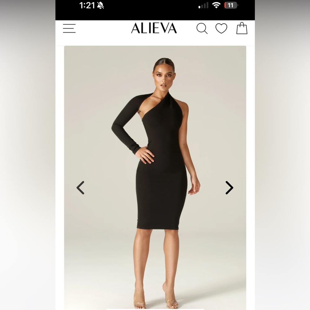Alieva label, Dasha modern midi dress size M